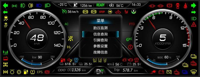 Dongfeng Huashen New Energy, instrument definition and operation method